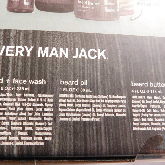 Every Man Jack Beard Kit Sea Salt - Picture 3 of 5